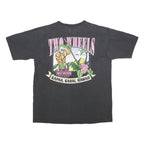 HARLEY DAVIDSON '92 Single Stitch Mens Black Graphic T-Shirt L Short Sleeve