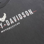 HARLEY DAVIDSON '92 Single Stitch Mens Black Graphic T-Shirt L Short Sleeve