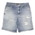 ROUTE 66 Mens Denim Blue Casual XL W40 Distressed Cotton Blend Shorts