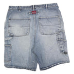 ROUTE 66 Mens Denim Blue Casual XL W40 Distressed Cotton Blend Shorts