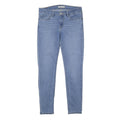 LEVI'S 711 Womens Jeans Blue Slim Skinny Denim Medium W30 L29 Button Closure