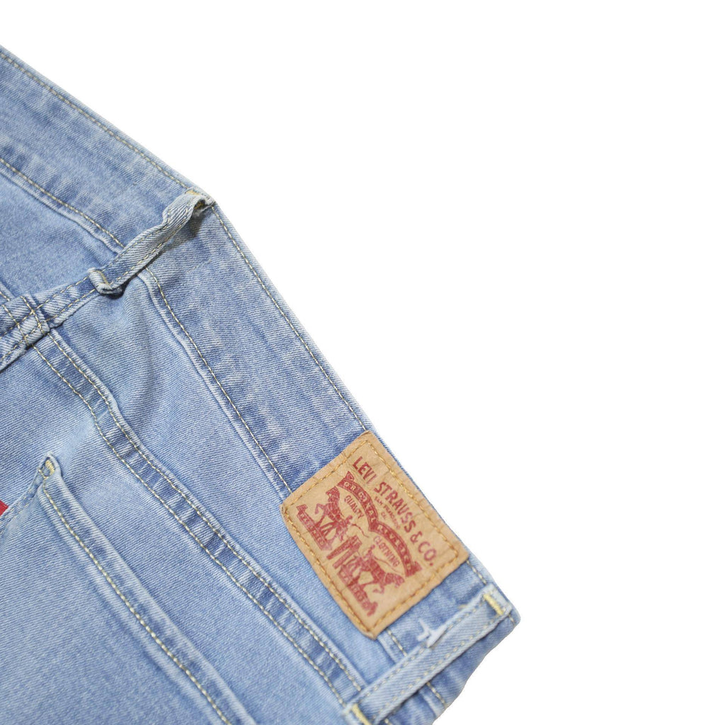 LEVI'S 711 Womens Jeans Blue Slim Skinny Denim Medium W30 L29 Button Closure
