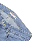 LEVI'S 711 Womens Jeans Blue Slim Skinny Denim Medium W30 L29 Button Closure