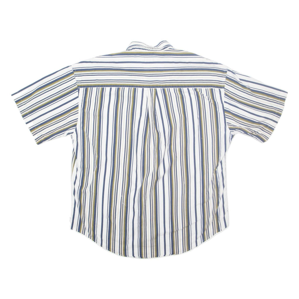 NATURAL ISSUE Mens Shirt White Striped XL