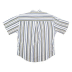 NATURAL ISSUE Mens Shirt White Striped XL