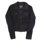 GUESS Womens Denim Jacket Blue M