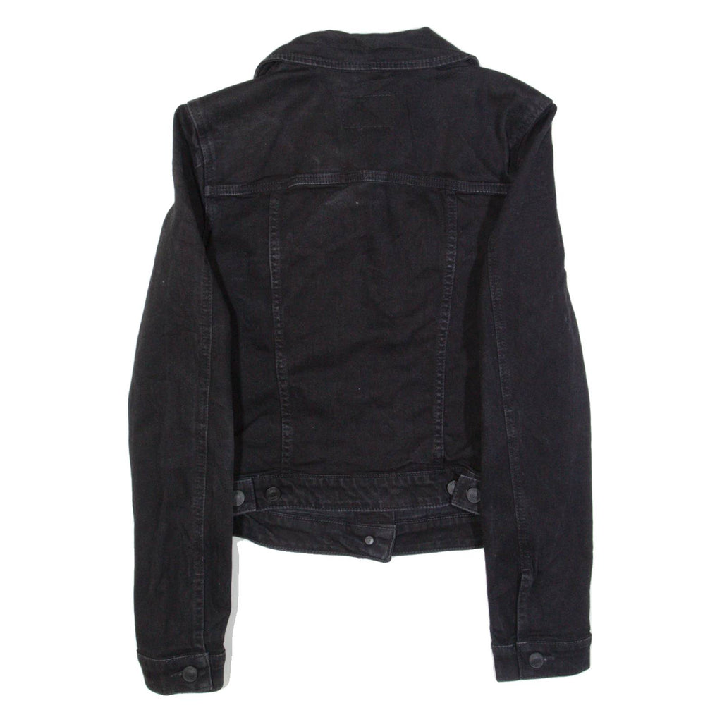 GUESS Womens Denim Jacket Blue M
