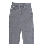 LEVI'S 818 Orange Tab Womens Jeans Grey Regular Tapered 90s W24 L29