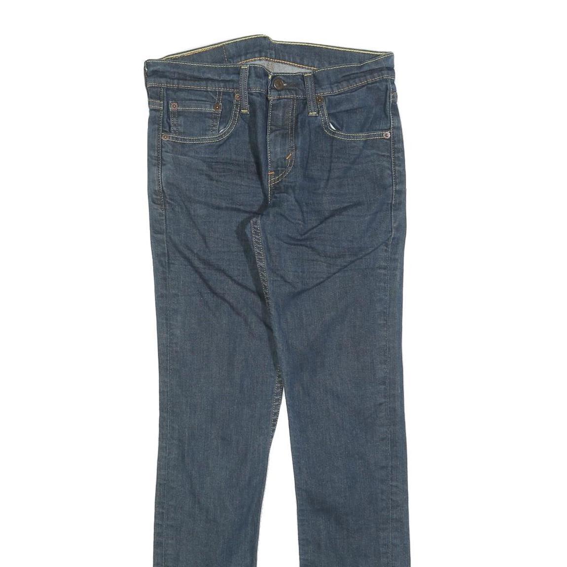 LEVI'S 511 Slim Mens Jeans Blue Slim Skinny Denim Medium W28 L32 Stylish Zip