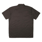 DICKIES Mens Black Work Shirt XL Short Sleeve Button Front Durable Polyester