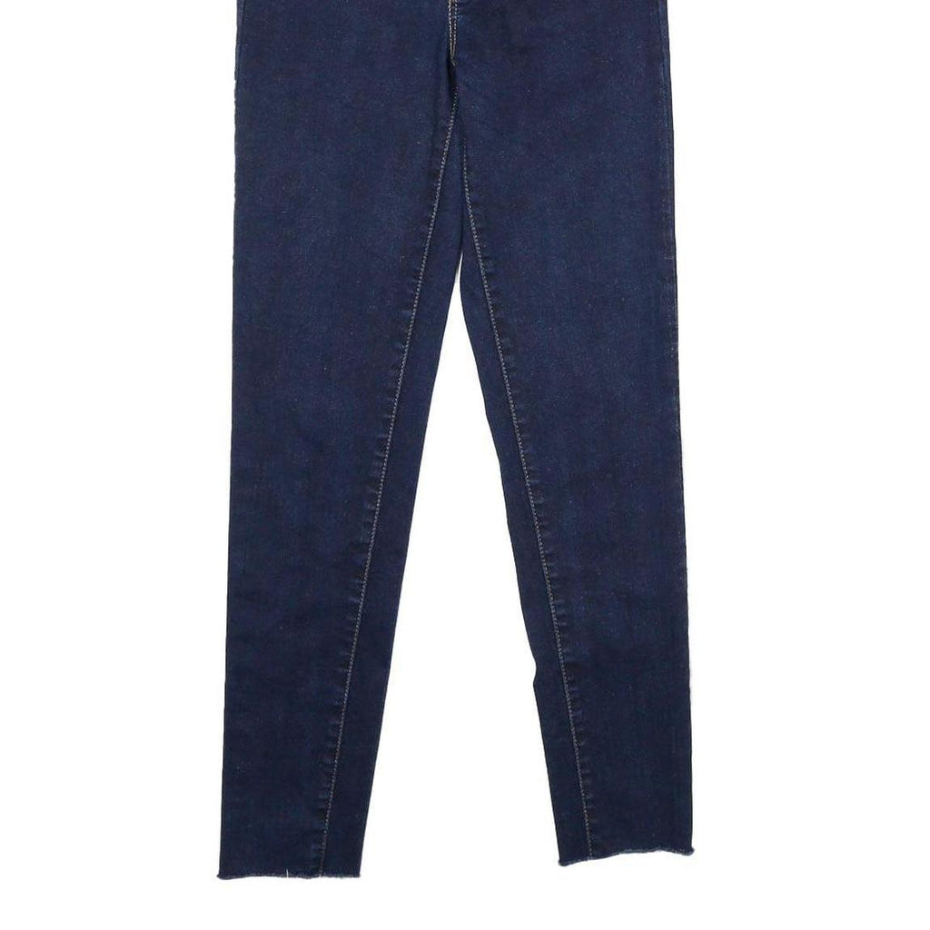 LEVI'S Mile High Super Skinny Womens Jeans Blue Slim Skinny Denim Raw W26 L27