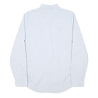 CALVIN KLEIN Mens Blue Plain Shirt M Button Pocket Casual Cotton Long Sleeve