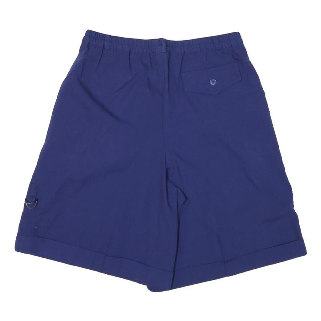 RONDINELLA Womens Shorts Blue Casual S W26 Comfortable Cotton Blend