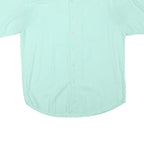 CLUB ROOM Mens Mint Green Cotton Blend Shirt M Short Sleeve Button Down Casual