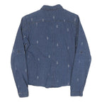 G-STAR Womens Blue Cotton Blend Shirt XS Button Front Lightweight Casual