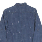 G-STAR Womens Blue Cotton Blend Shirt XS Button Front Lightweight Casual