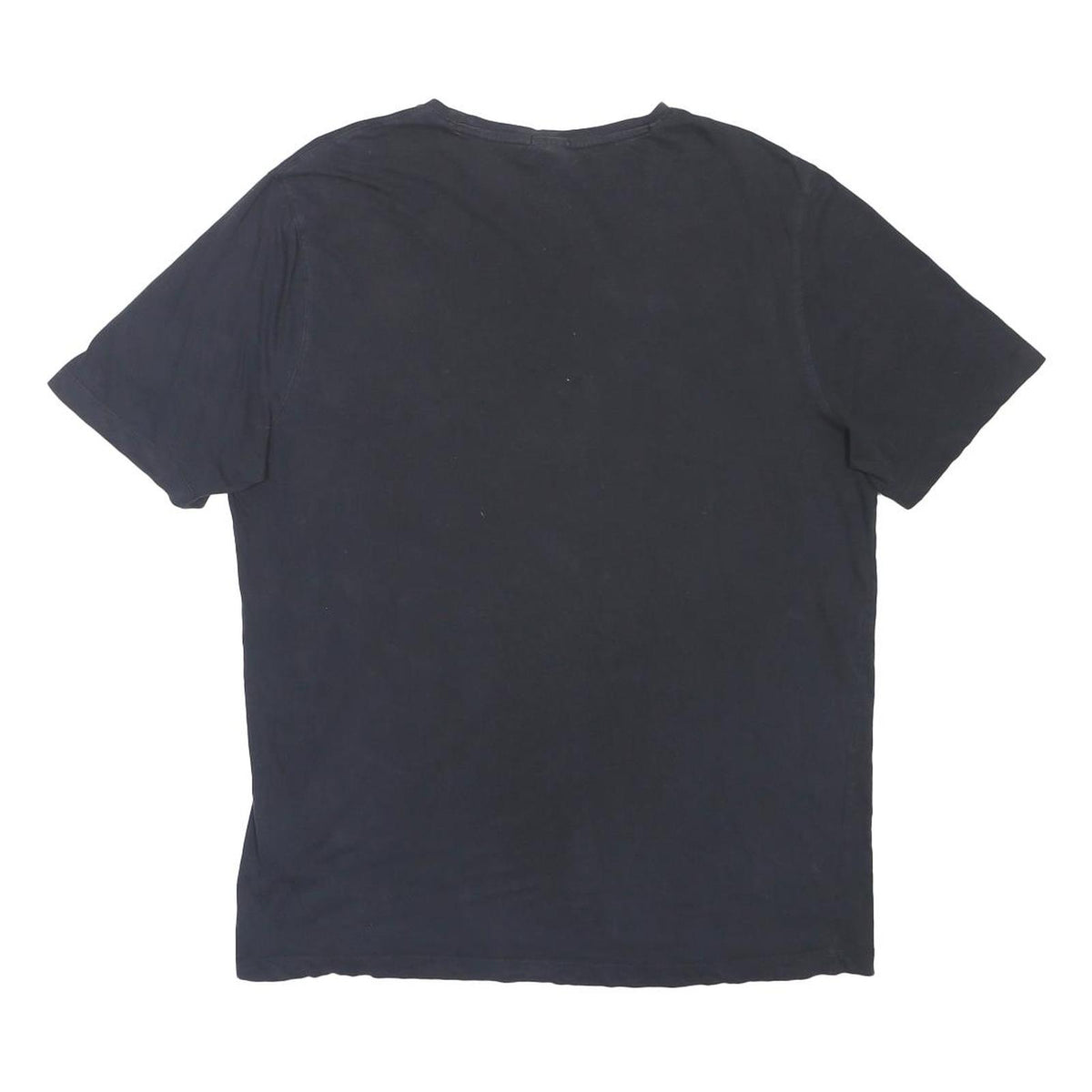 BOSS HUGO BOSS Mens Black Cotton Blend T-Shirt 2XL Short Sleeve V-Neck Classic