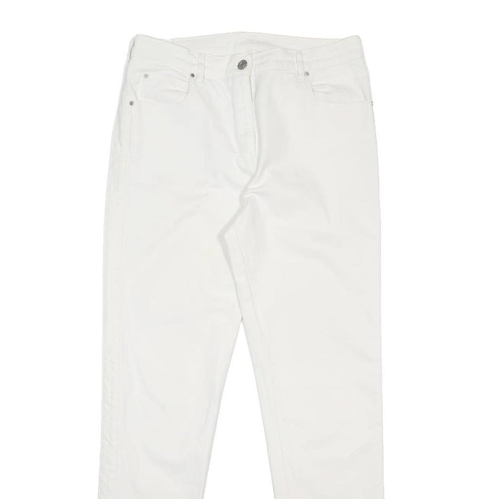 BELSTAFF Womens Jeans White Regular Skinny Denim W29 L29 Stretch Zip Fastening