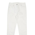 BELSTAFF Womens Jeans White Regular Skinny Denim W29 L29 Stretch Zip Fastening