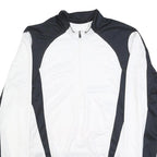 SPECIALIZED Mens Black & White Cycling Jersey L Long Sleeve 1/4 Zip Athletic