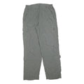 CELCIUS Mens Polyester Blend Grey Regular Cargo Trousers W30 L30 Outdoor Zip