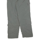 CELCIUS Mens Polyester Blend Grey Regular Cargo Trousers W30 L30 Outdoor Zip