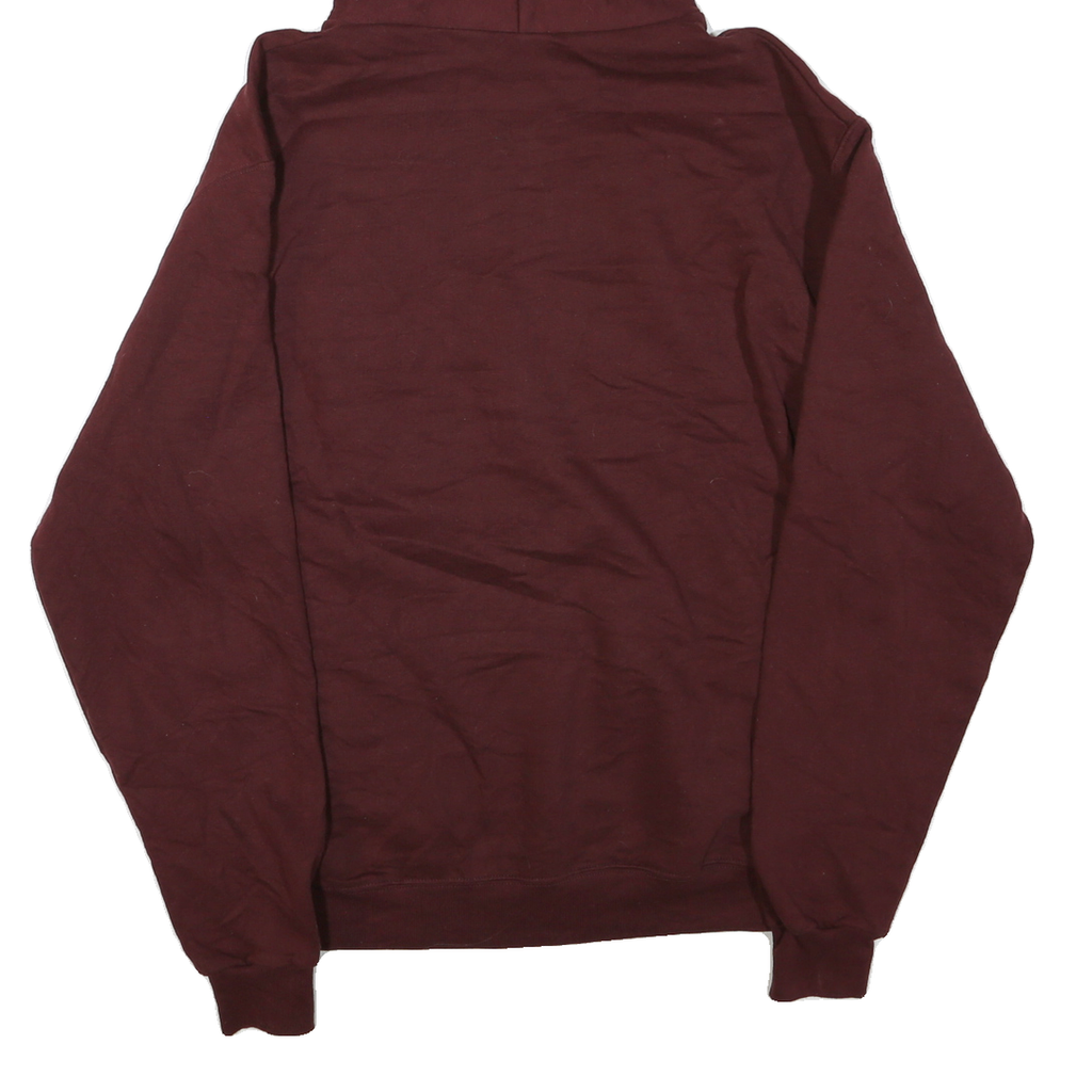 CHAMPION Mens Maroon Loyola University New Orleans Pullover Hoodie L Cotton