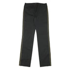 JOSEPH Womens Cotton Blend Black Regular Straight Trousers W31 L34 Zip Casual
