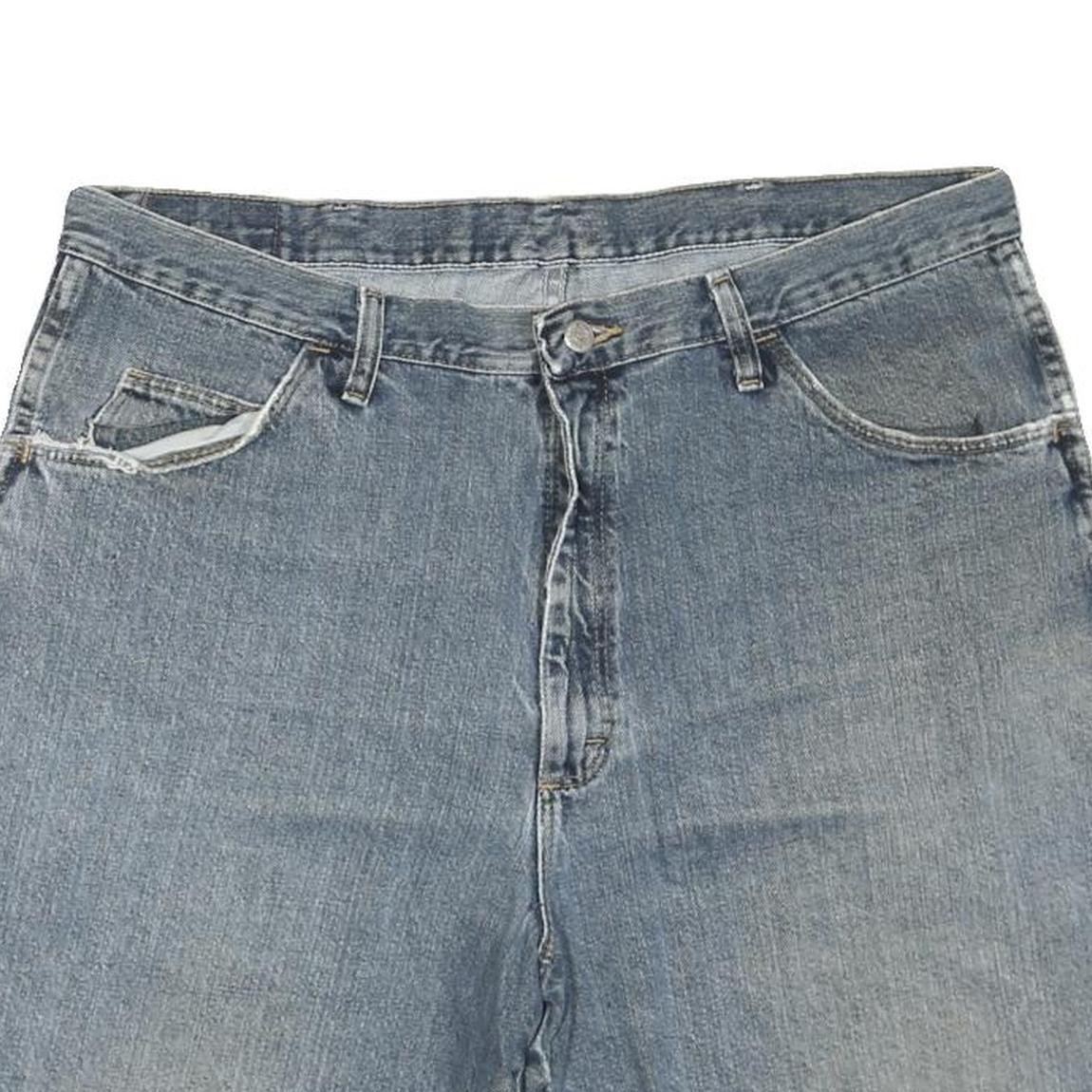 WRANGLER Mens Denim Blue Casual Shorts XL W38 Cotton Blend Classic Fit