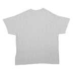 Mens Grey Edison Football Graphic T-Shirt L Short Sleeve Crew Neck Casual Cotton