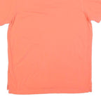 TOMMY HILFIGER Mens Orange Polo Shirt Short Sleeve M Cotton Blend Casual