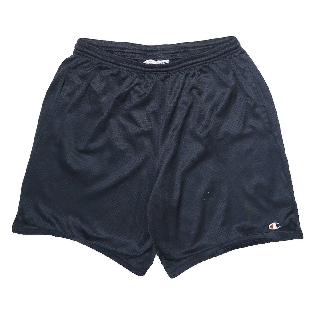 CHAMPION Mens Shorts Black Casual L W28 Breathable Polyester Sportswear