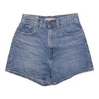 LEVI'S Womens Denim Blue Casual Shorts XS W24 Cotton Blend High Waist