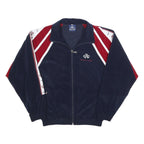 RISS-SPORT Boys Navy & Red Track Jacket 16Y Cotton Blend Zip Sportswear