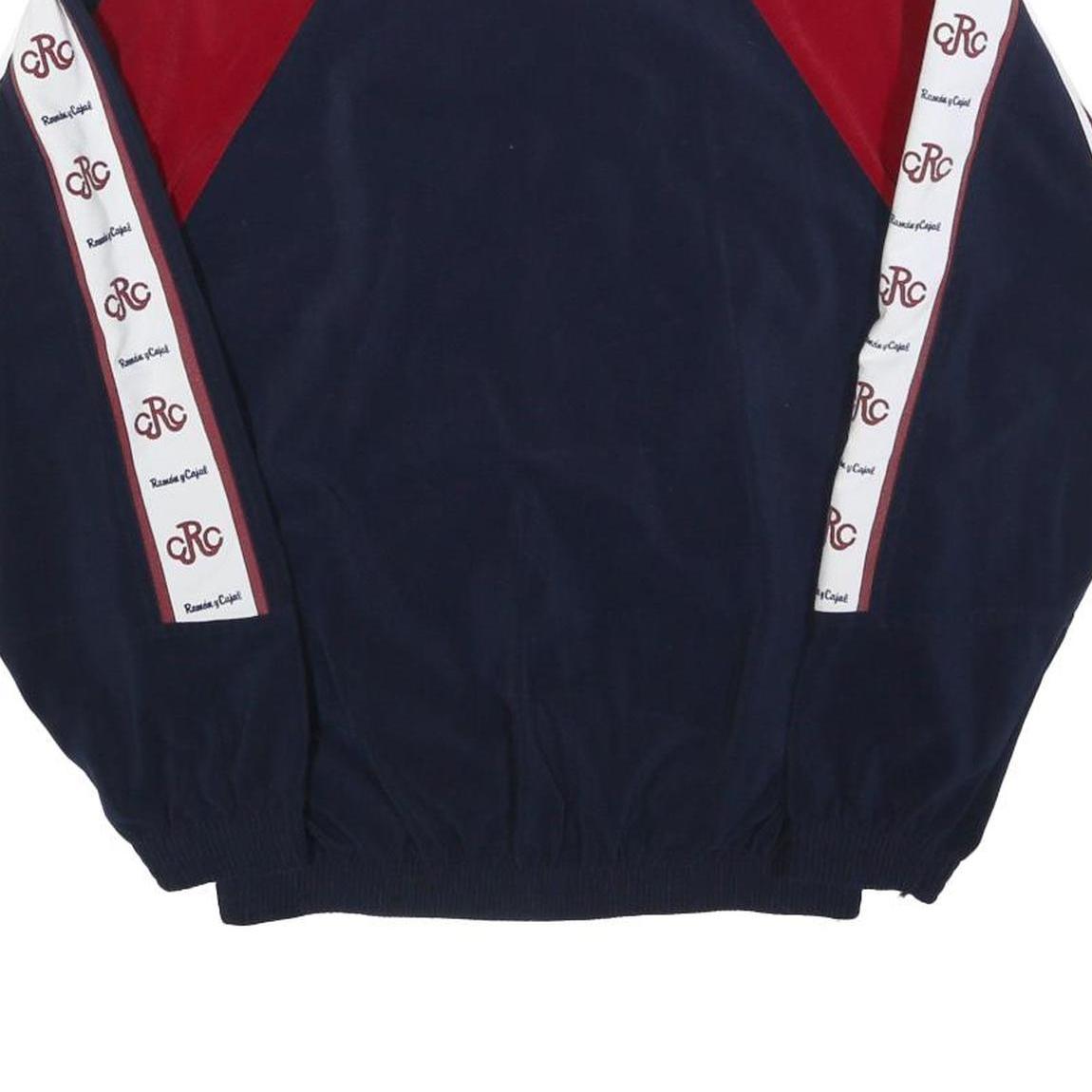 RISS-SPORT Boys Navy & Red Track Jacket 16Y Cotton Blend Zip Sportswear
