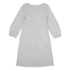 BODEN Womens Grey Cotton Day Dress Polka Dot Long Sleeve UK 10 Casual