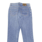 CAT Womens Blue Regular Straight Denim Light W30 L30 Zip Cotton Jeans