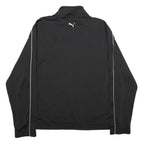 PUMA Mens Black & White Zip Jacket 2XL Polyester Sportswear Classic Fit