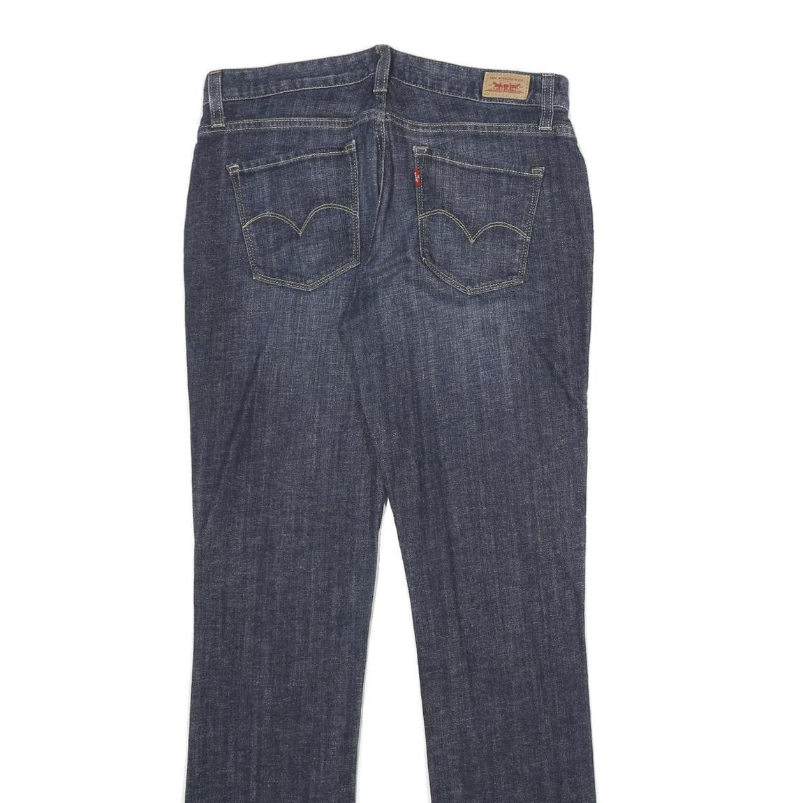 LEVI'S 552 Womens Jeans Blue Classic Straight Denim Medium W32 L34 Stylish