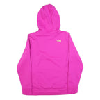 THE NORTH FACE Womens Pink & Peach Hoodie L Logo Print Pullover