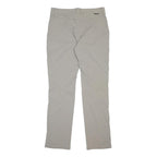JACK WOLFSKIN Womens Slim Beige Trousers W30 L30 Outdoor Hiking Zip Pockets