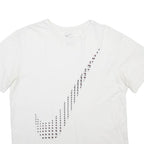 NIKE Mens White XL Graphic Modern Short Sleeve Crew Neck Logo Print T-Shirt