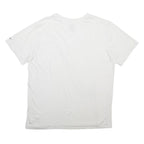 NIKE Mens White XL Graphic Modern Short Sleeve Crew Neck Logo Print T-Shirt