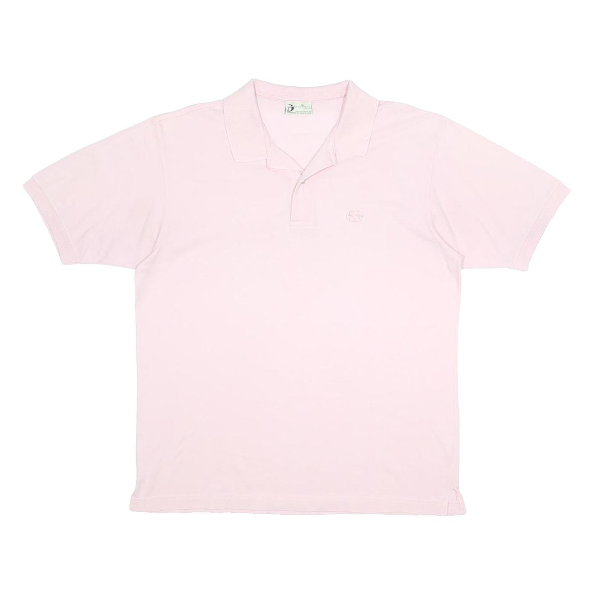 SERGIO TACCHINI Mens Pink Polo Shirt XL Cotton Short Sleeve Plain Casual