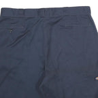 DICKIES Mens Shorts Navy Blue Casual Regular Fit 2XL W42 Workwear Polyester