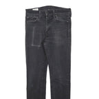 LEVI'S 510 BIG E Mens Black Slim Skinny Denim Cotton Blend Medium W30 L29 Zip