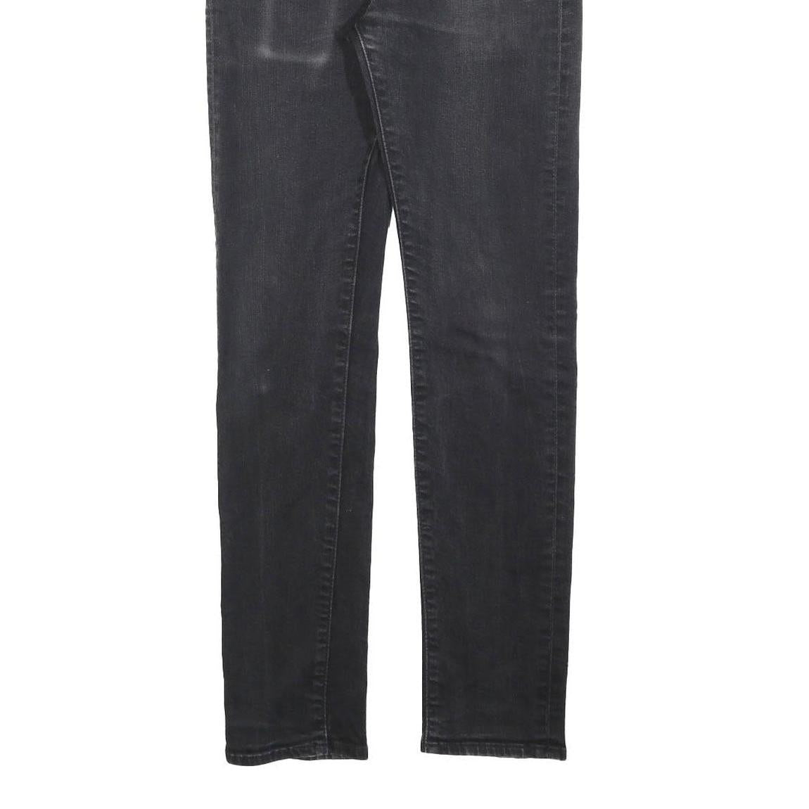 LEVI'S 510 BIG E Mens Black Slim Skinny Denim Cotton Blend Medium W30 L29 Zip