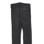 LEVI'S 510 BIG E Mens Black Slim Skinny Denim Cotton Blend Medium W30 L29 Zip