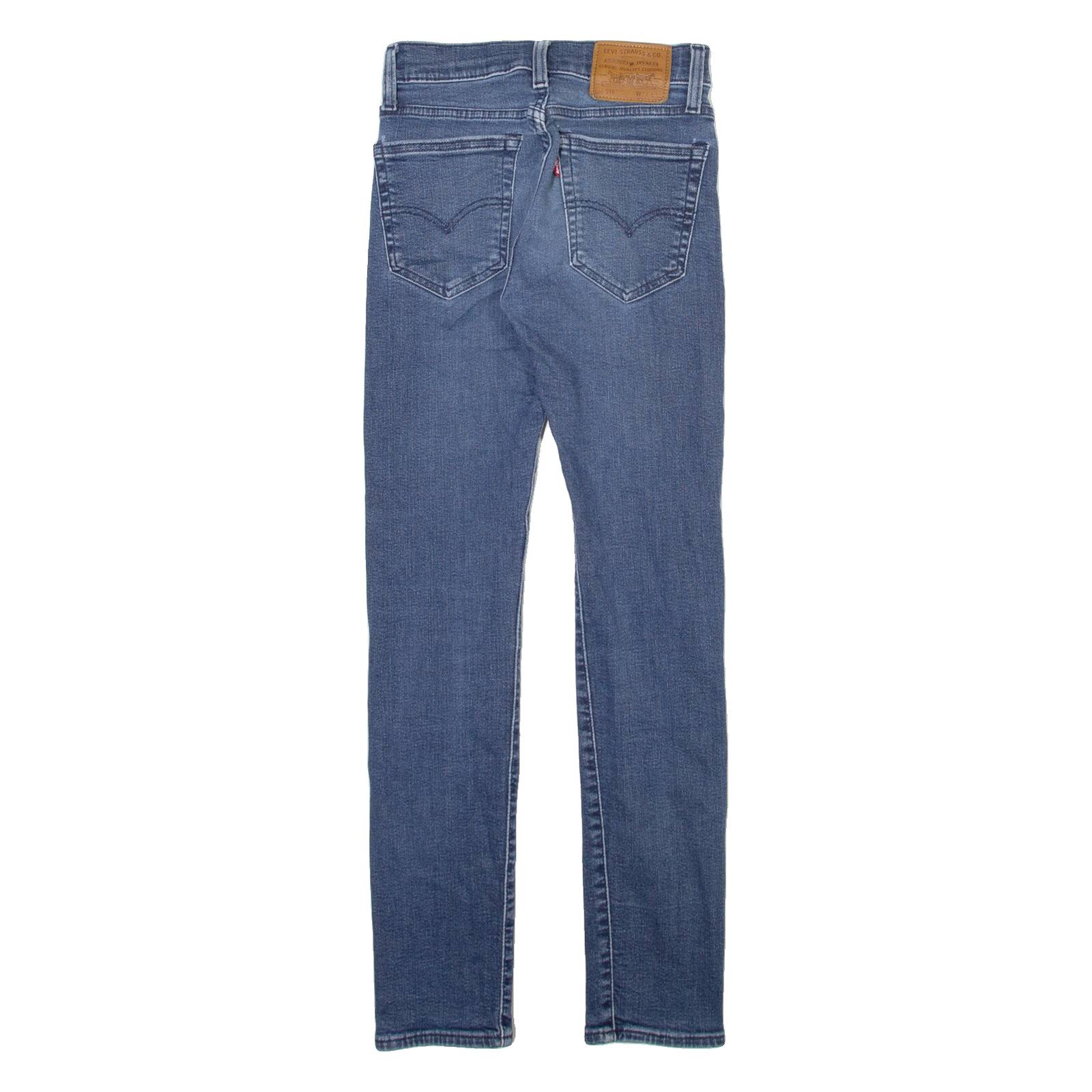 LEVI'S 519 BIG E Jeans Mens Blue Slim Skinny W24 L29