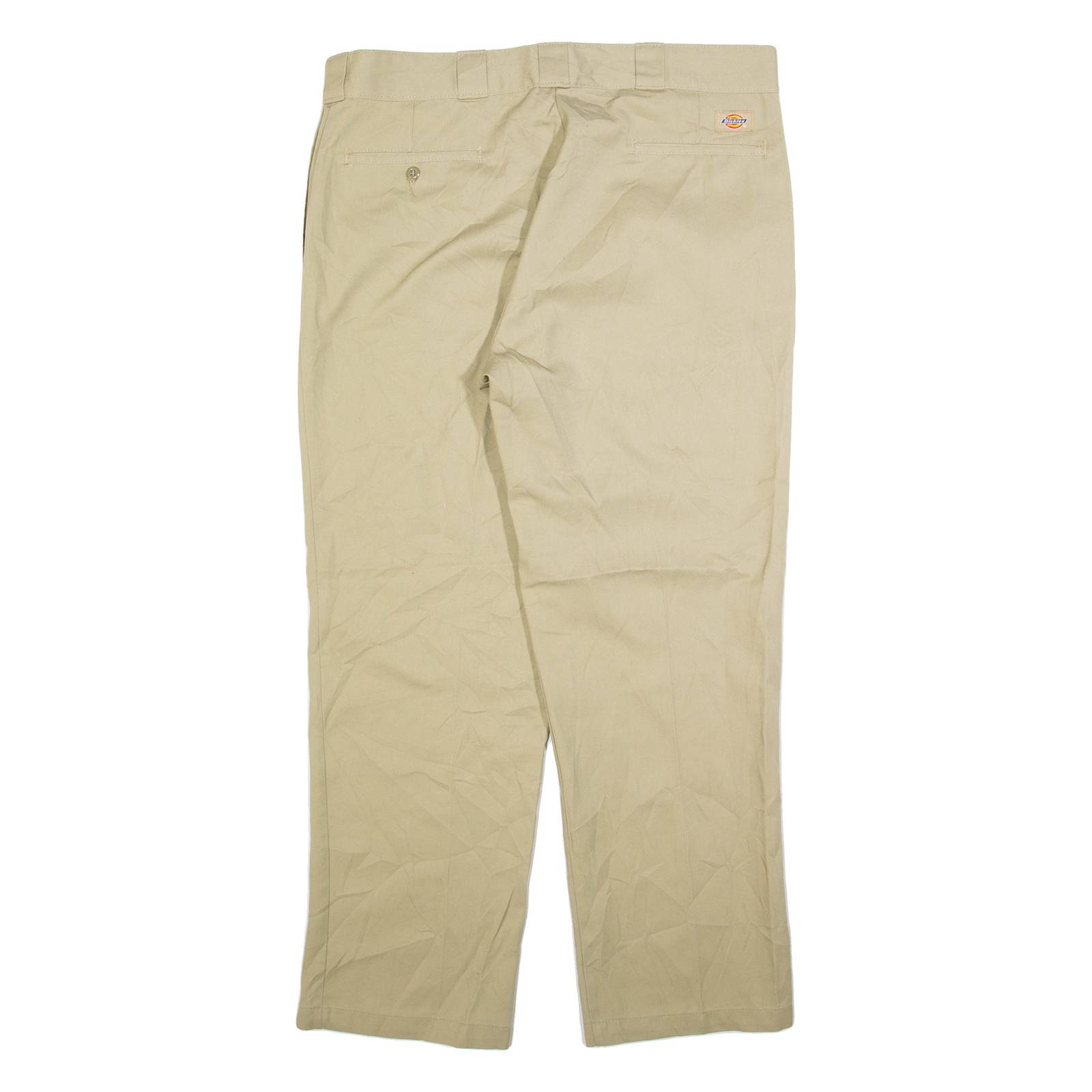 DICKIES 874 Workwear Mens Trousers Beige Regular Straight W38 L30
